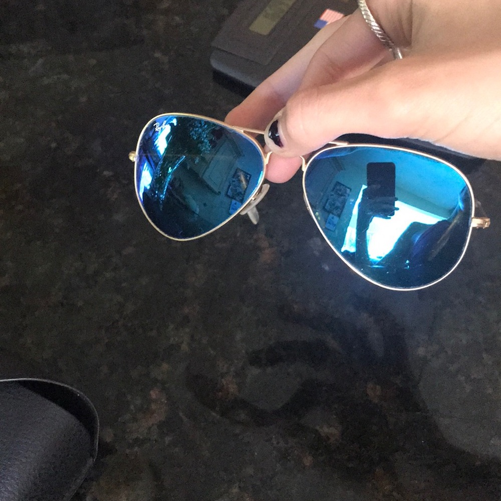 Ray bans blue lenses